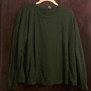 Dark green long sleeve